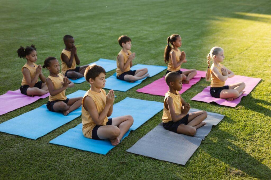 kids doing Mindfulness Exercises in Philadelphia