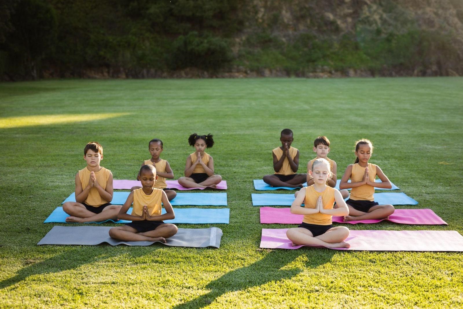 meditation is summer camp routine for kids